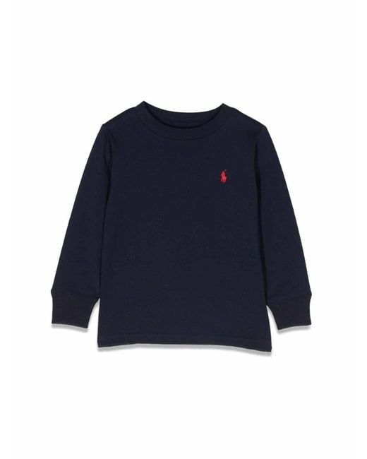Polo Ralph Lauren Blue T Shirt With Logo