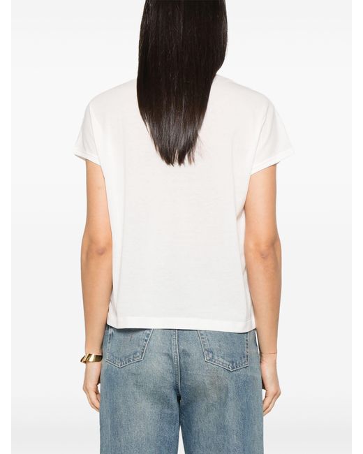 Khaite Devra T-Shirt in het White
