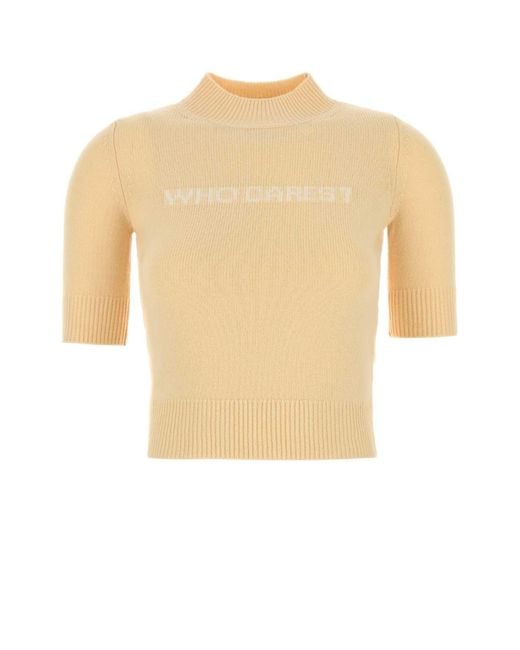 Sportmax White Wool Blend Renon Sweater