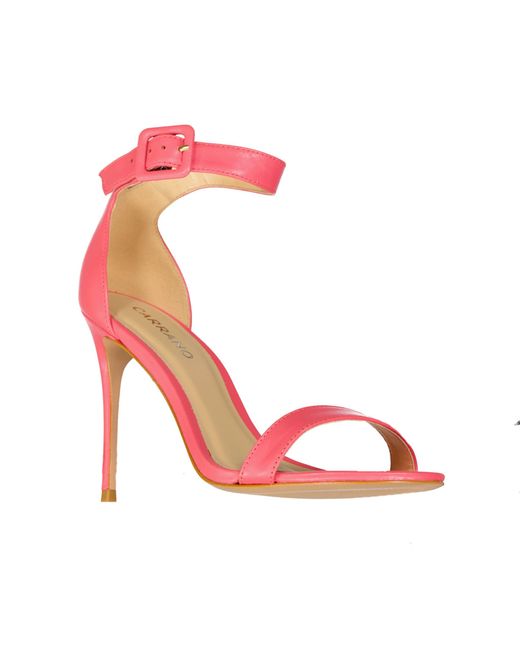 Carrano Pink Mestico Leather Sandals