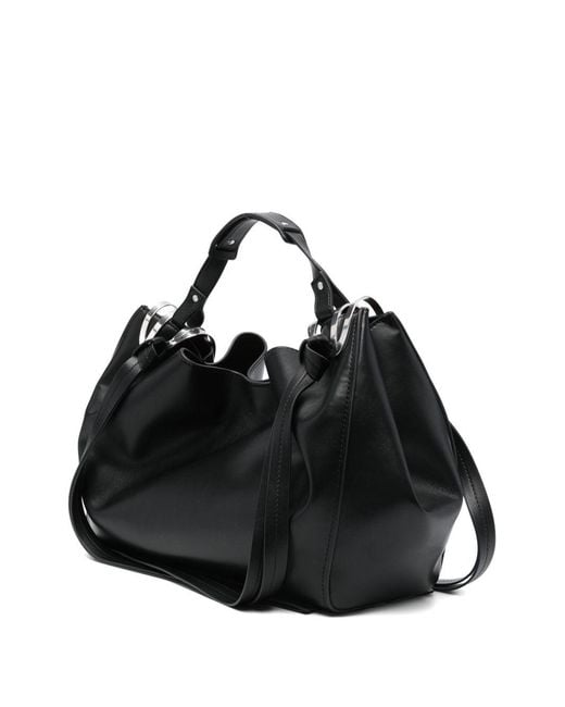 DIESEL Black Knot Medium Handbag