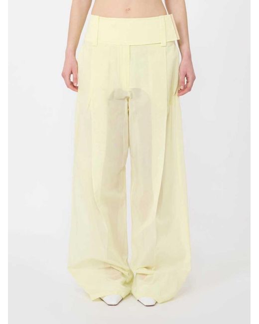 Sportmax Black Spsfavetta Trousers With Inserts