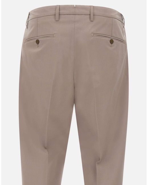 BRIGLIA Gray Portobello S Taupe Trousers for men
