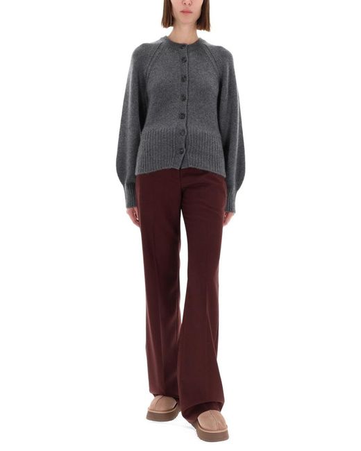 Guest In Residence Gray "sculpted" Cardigan