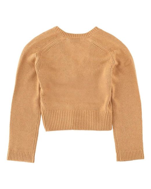 Ganni Natural Wool Jersey