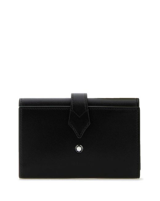 Montblanc Black Leather Wallet for men