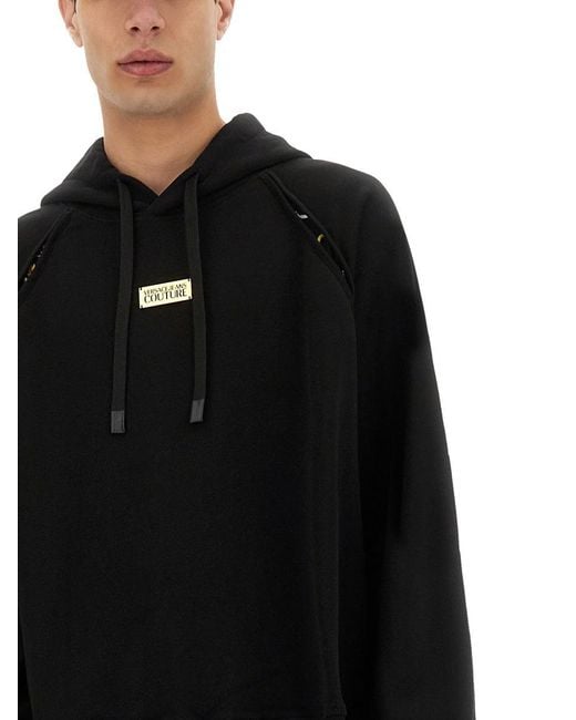 Versace Jeans Couture Black Hoodie for men
