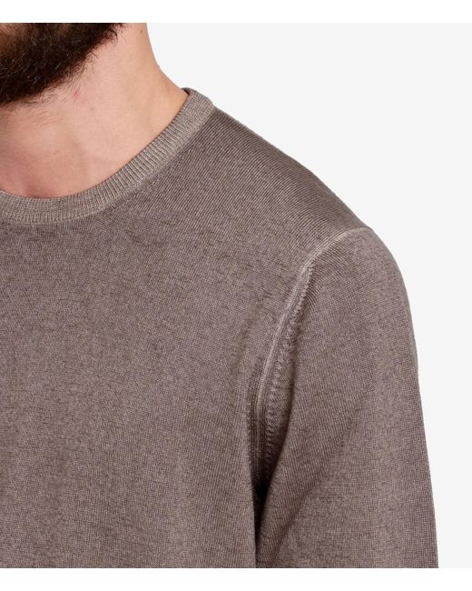 Gran Sasso Pullover tauchte grau in Brown für Herren