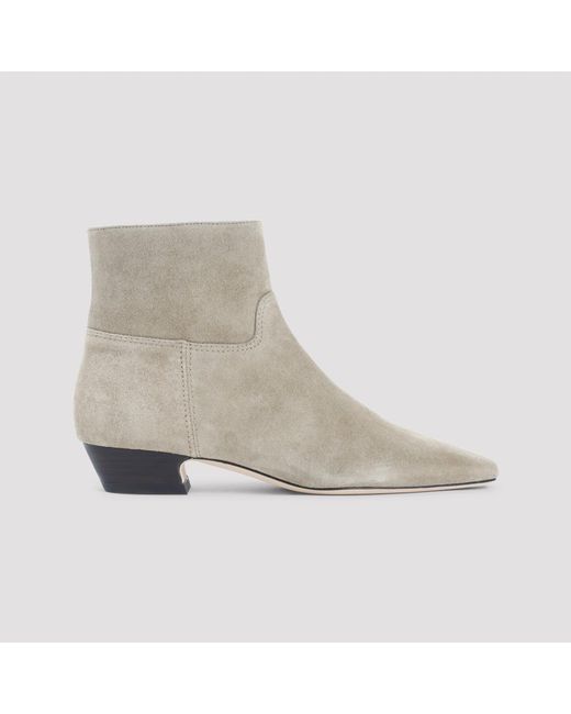 Stassi Zip Bootie Stuart Weitzman en coloris Gray