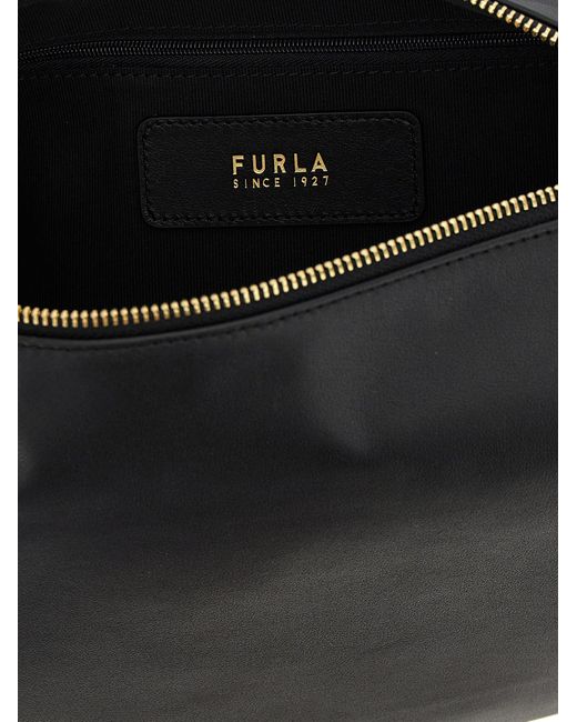 Furla Black ' Nuvola' mittlerer Umhängetasche