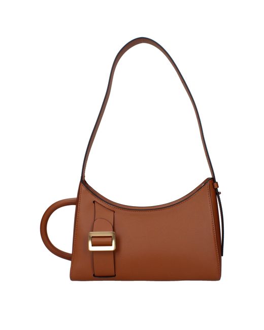 Boyy Brown Shoulder Bags For /Cognac Leather