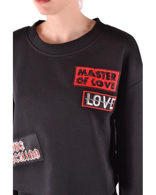 Love Moschino Black Sweatshirt