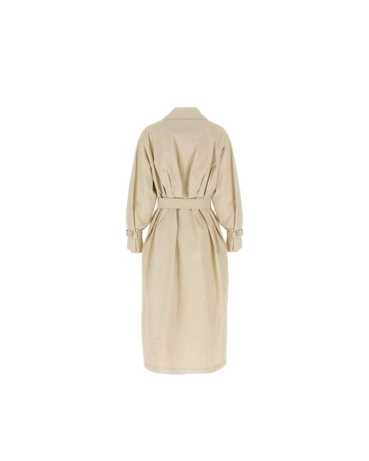 Max Mara Natural Ronco Trench Coat