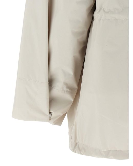 Army by Yves Salomon Gray 2-In-1 Parka Casual Jackets And Parka