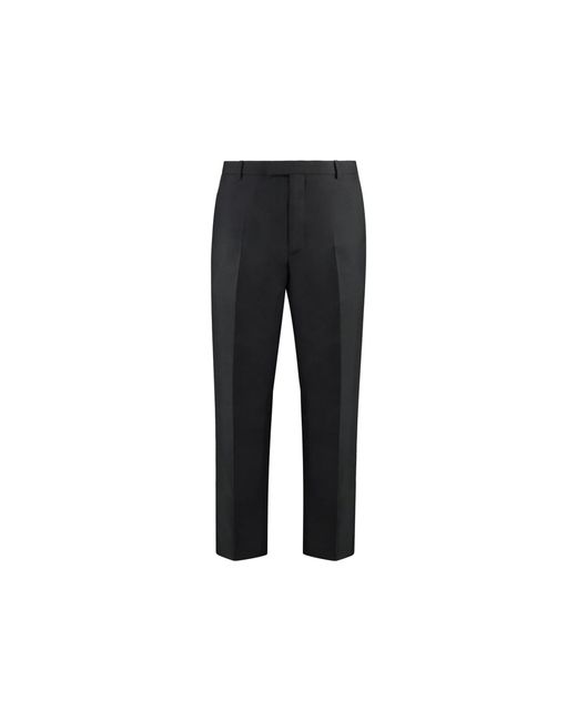 Gucci Wool Blend Twill Bush -broek in het Black voor heren