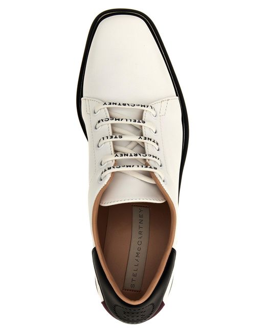 Stella McCartney White Sneak-Elyse' Wedge