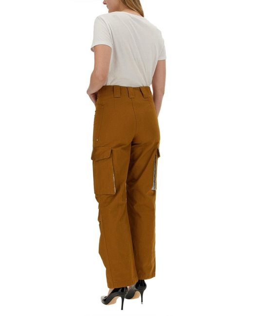 Rabanne Brown Cotton Pants Choosh