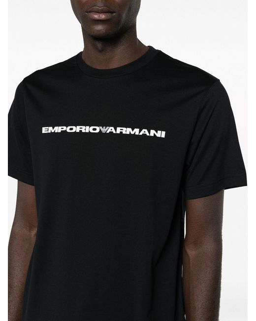 Emporio Armani Black Logo T-Shirt -3 Pack for men
