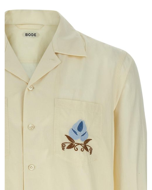 Bode 'noveau Vine'-shirt in het Natural voor heren