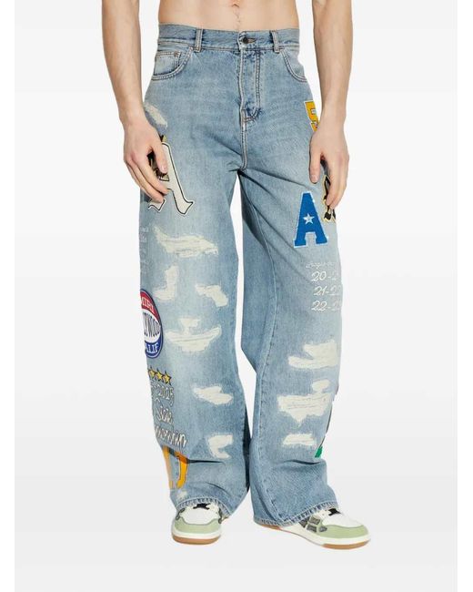 Amiri Jeans Mit Patches in Blue für Herren