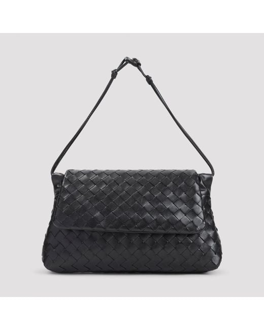 Bottega Veneta Black Mini Giorno Clutch