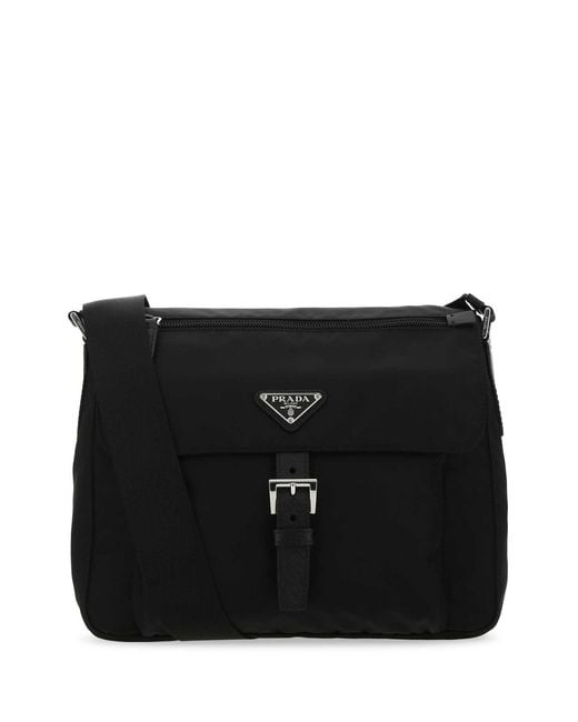 Prada Black Re-Nylon Crossbody Bag
