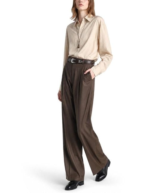 Lemaire Natural Silk Blend Mini Shirt For Ss26