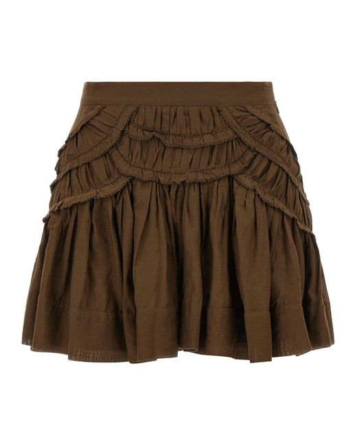Isabel Marant 'ceola' Rok in het Brown