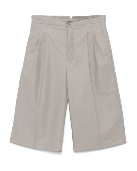 AMI Losse Grote Bermuda -shorts in het Gray voor heren