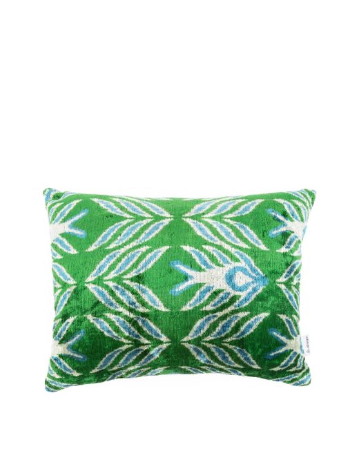 Cuscino Di Velluto Di Seta (Singolo Lato) di LES OTTOMANS in Green