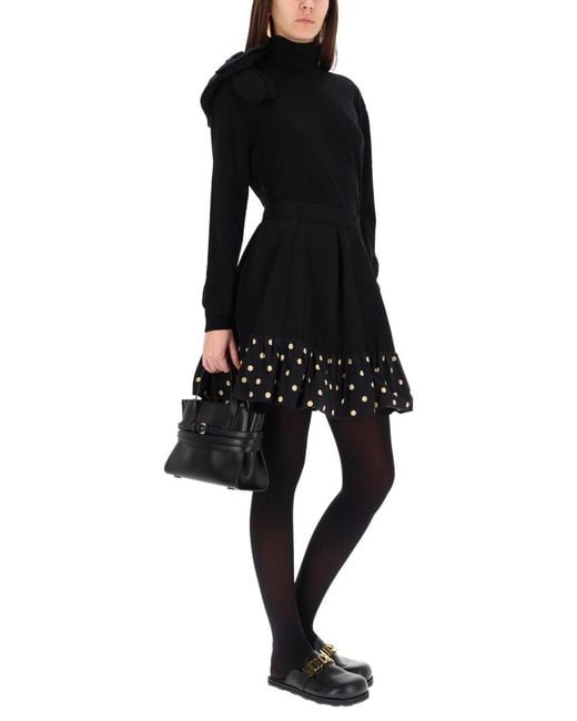 Moschino Black Bow Sweater