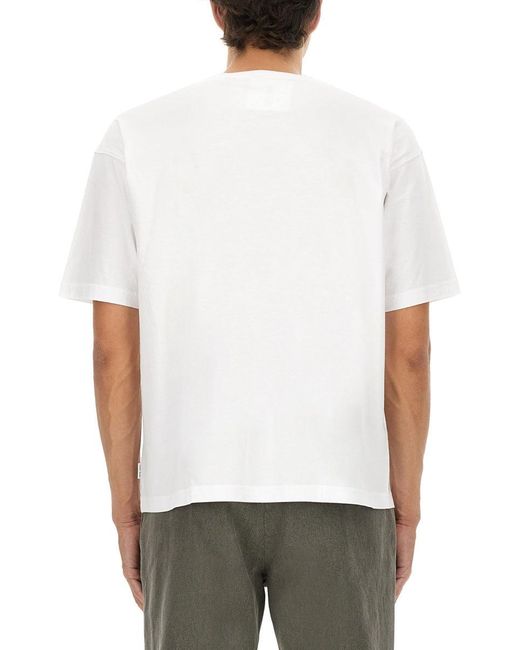 Aspesi White T Shirt With "My Favorite Things" Print