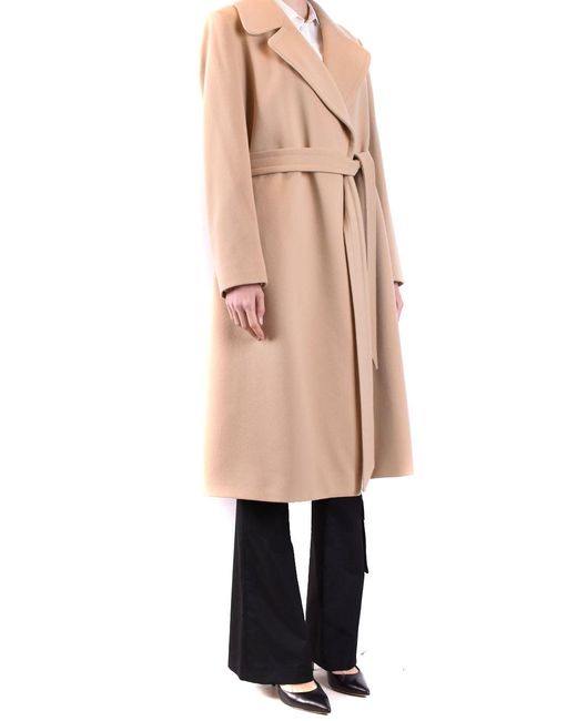 Tagliatore 0205 Natural Molly Wool & Cashmere Robe Coat