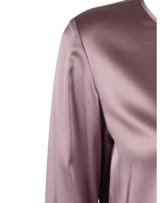 Max Mara Purple Blusa