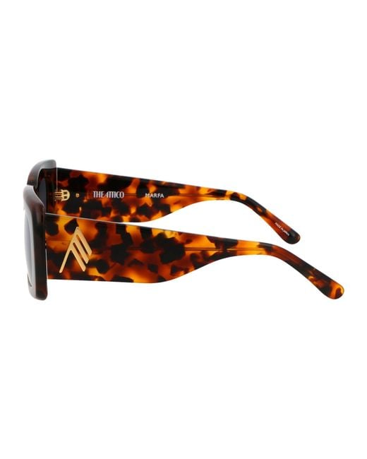 The Attico Brown Sunglasses Attico3 C24 Sun C24
