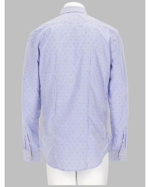 Brian Dales Blue Camicia for men