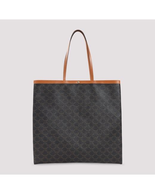 Céline Black Large Flat Shopper Bag