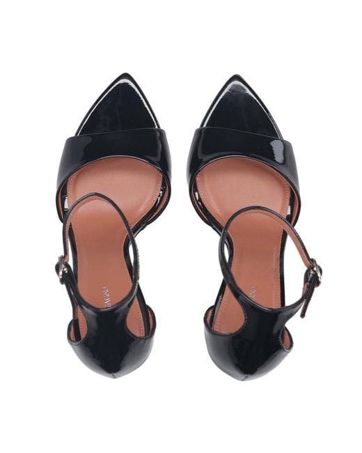 Castagna Black Sandals