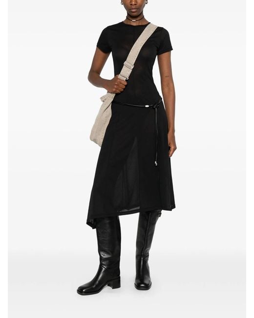 Our Legacy Black Ragged Dress