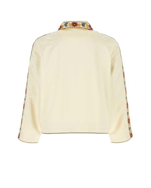 Bode Natural Ivory Satin Candyfloss Jacket for men