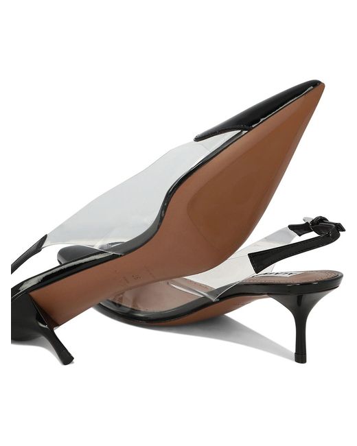 Alaïa Metallic "Cœur 55 Mm" Slingbacks