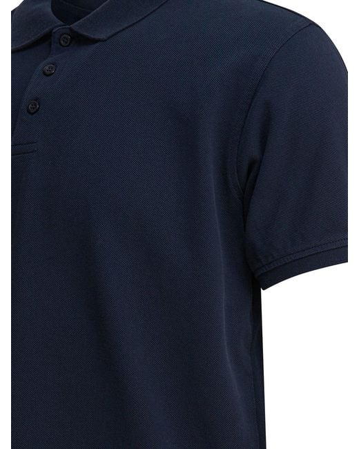 Altum Blue Cotton Polo Shirt for men