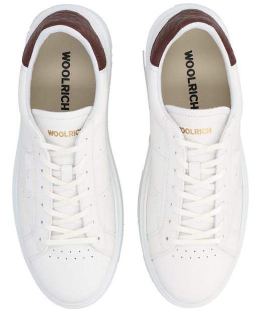 Woolrich White Sneaker Arrow for men