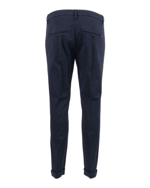 Dondup Blue Pantalone Gaubert for men