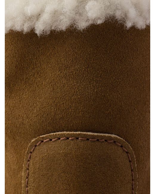 Prada Wildlederstiefeletten in Brown für Herren