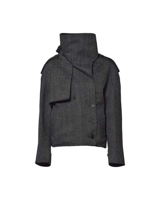 Abrigos Courreges de color Black