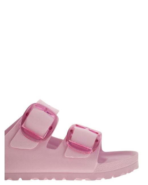 Birkenstock Arizona Big Buckle Eva Sandal Met Gespen in het Pink