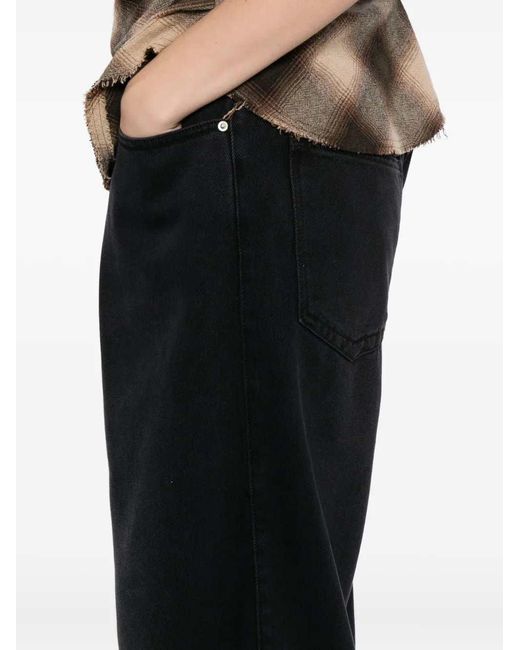 Isabel Marant Black Faded Effect Jeans