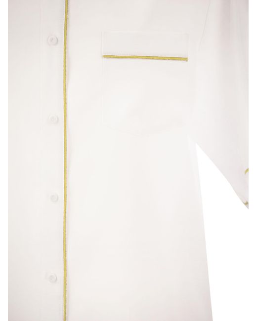 Camicia di lino di Fabiana Filippi in White