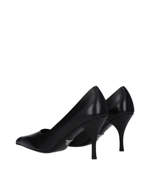 Prada Black Décolleté Donna Pelle Nero